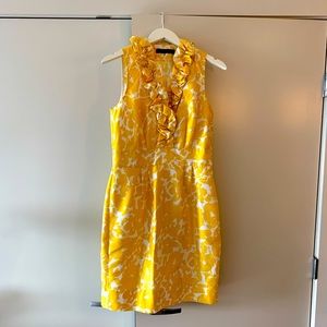 Short yellow dress